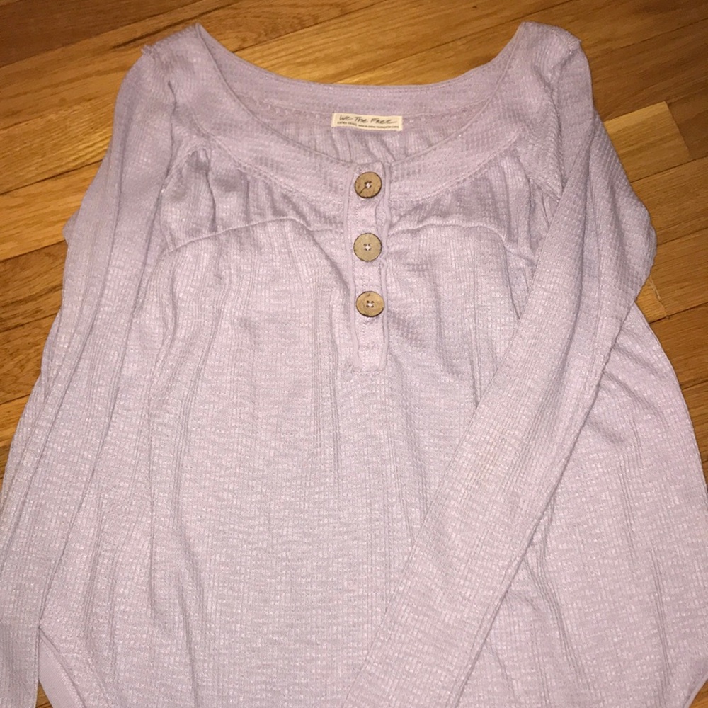 Free people purple blouse